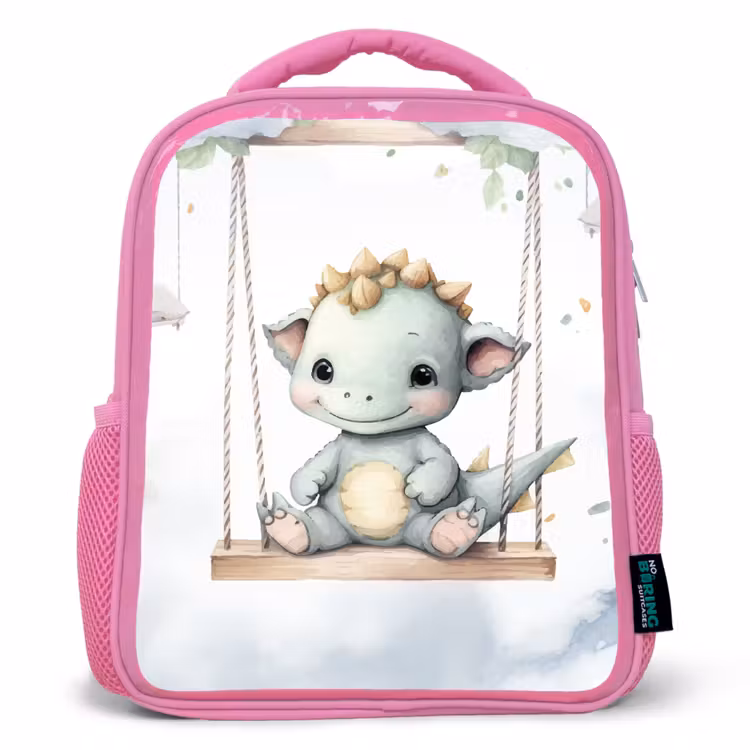 Sac à dos enfant - Rose - Dragon - Bébé animal - Enfants — 1
