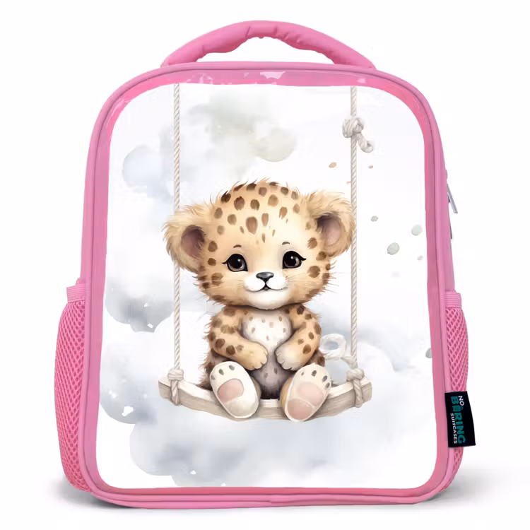 Sac à dos enfant - Rose - Léopard - Animal - Enfants — 1