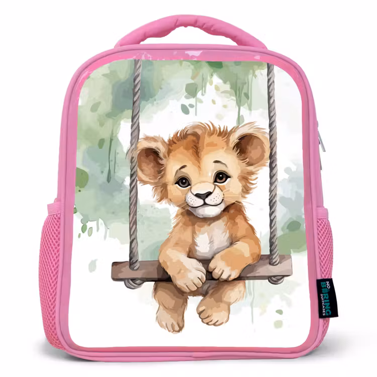 Sac à dos enfant - Rose - Lion - Animal - Enfants - Jungle — 1