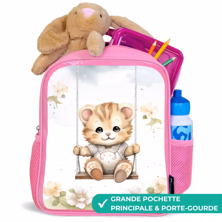 Sac à dos enfant - Rose - Ours - Bébé - Animal - Enfants — 2