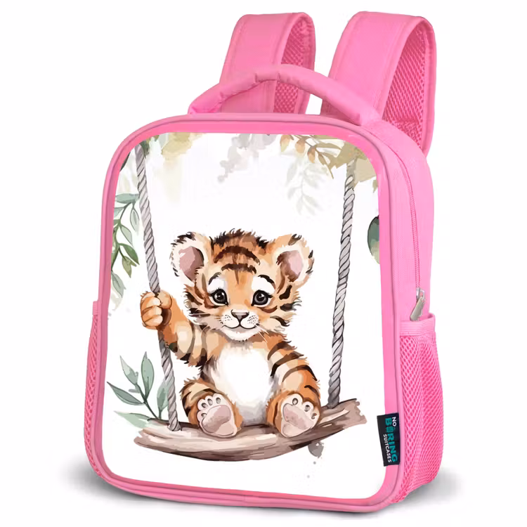 Sac à dos enfant - Rose - Tigre - Animal - Enfants - Jungle — 4