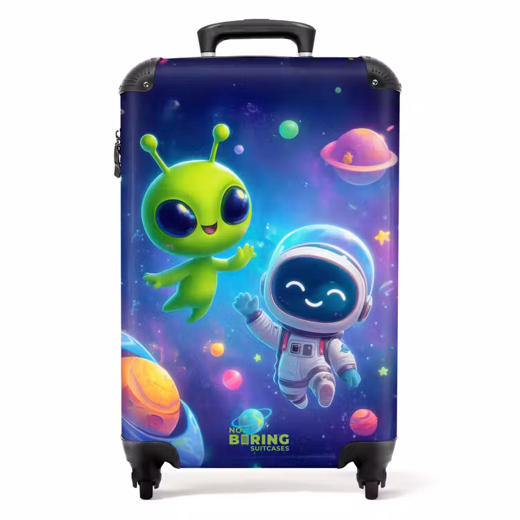 Valise - Alien et astronaute dans l'espace — 1