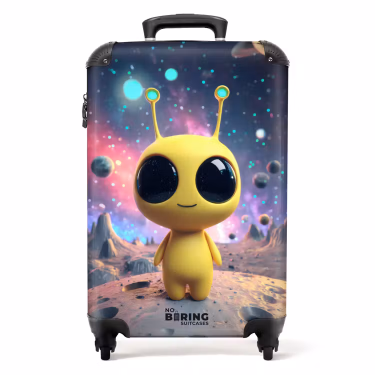 Valise - Alien jaune sur une planète — 1