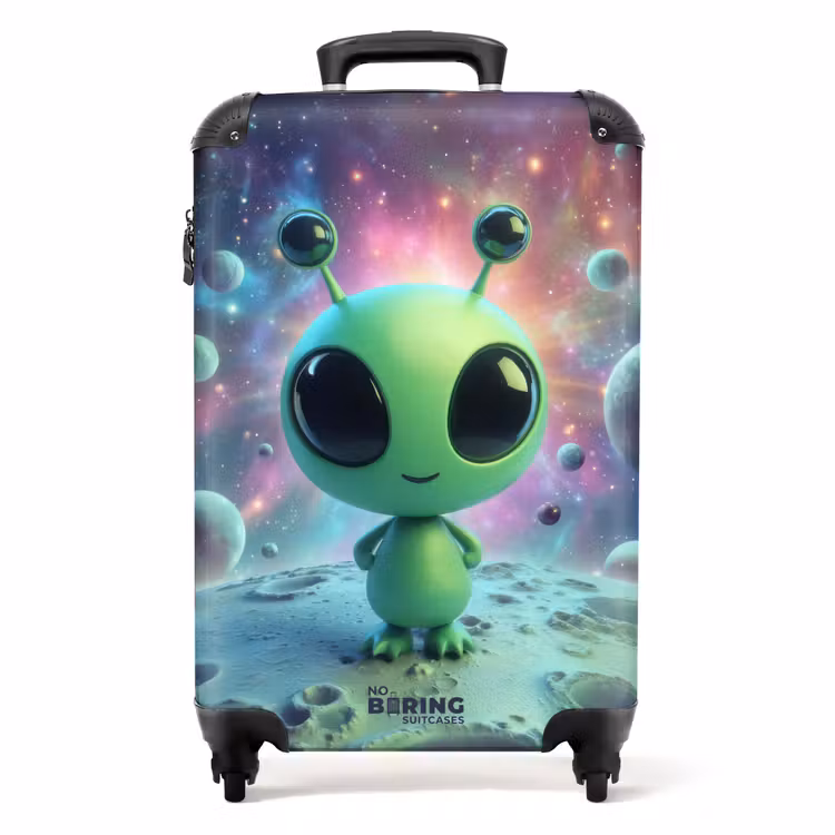 Valise - Alien vert sur une planète — 1