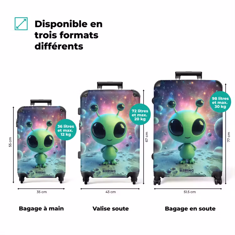 Valise - Alien vert sur une planète — 3
