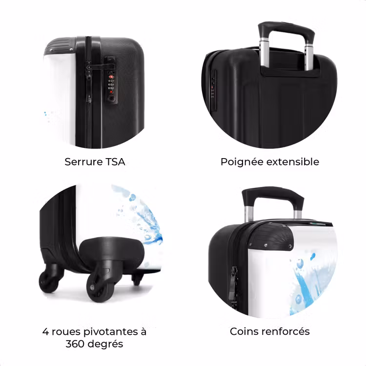 Valise - Animation joyeuse requin hors de l'eau — 8