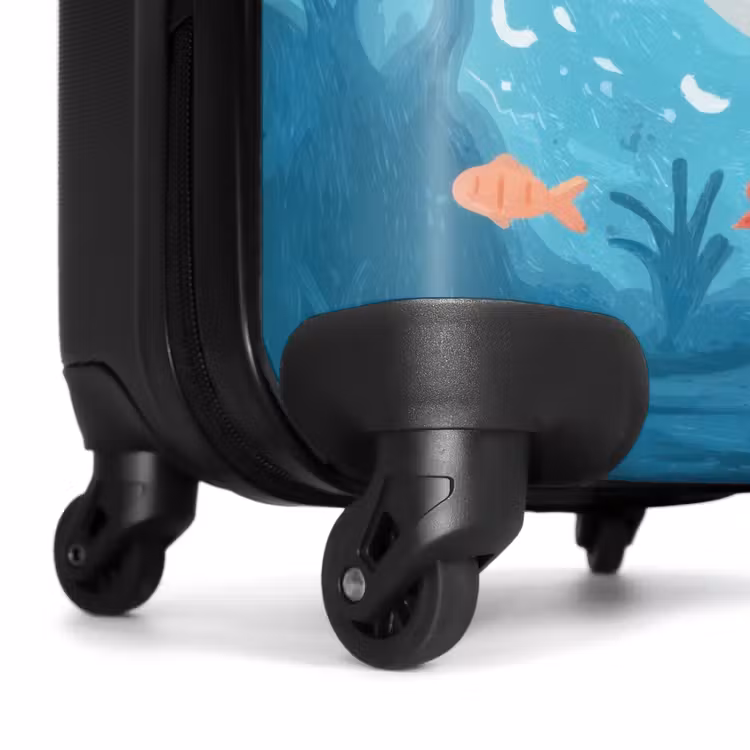 Valise - animation requin nageant dans l'eau — 7