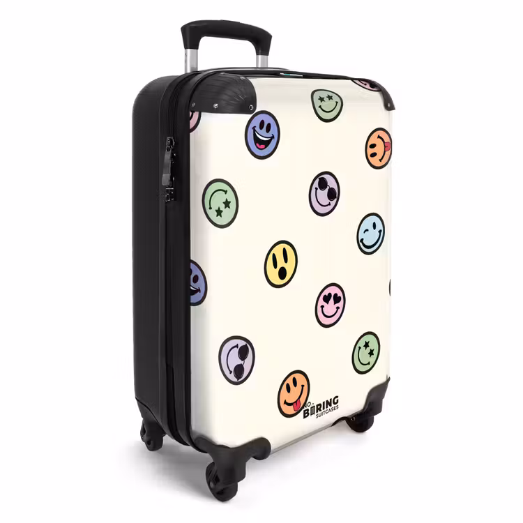 Valise - Divers smileys sur fond beige — 2