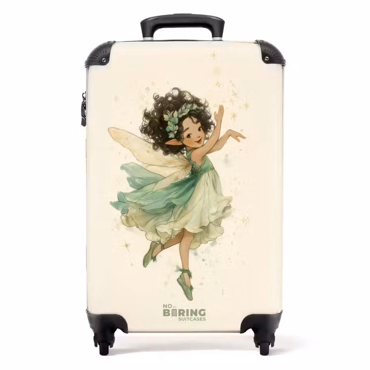 Valise - Elfe aux boucles sombres et à la robe verte — 1