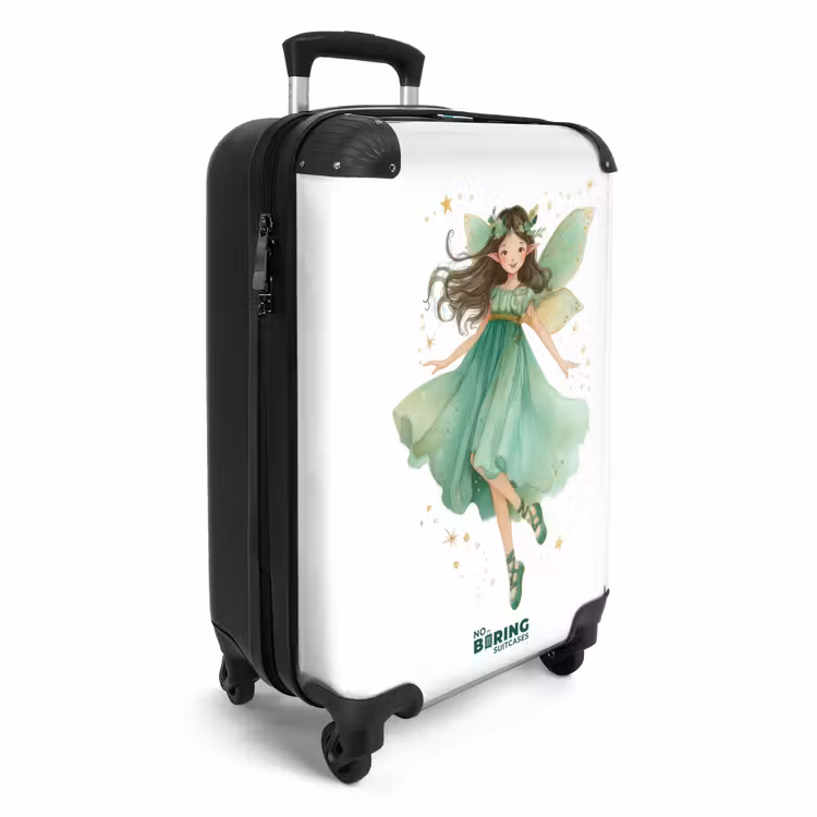 Valise - Elfe aux cheveux bruns et à la robe verte — 2
