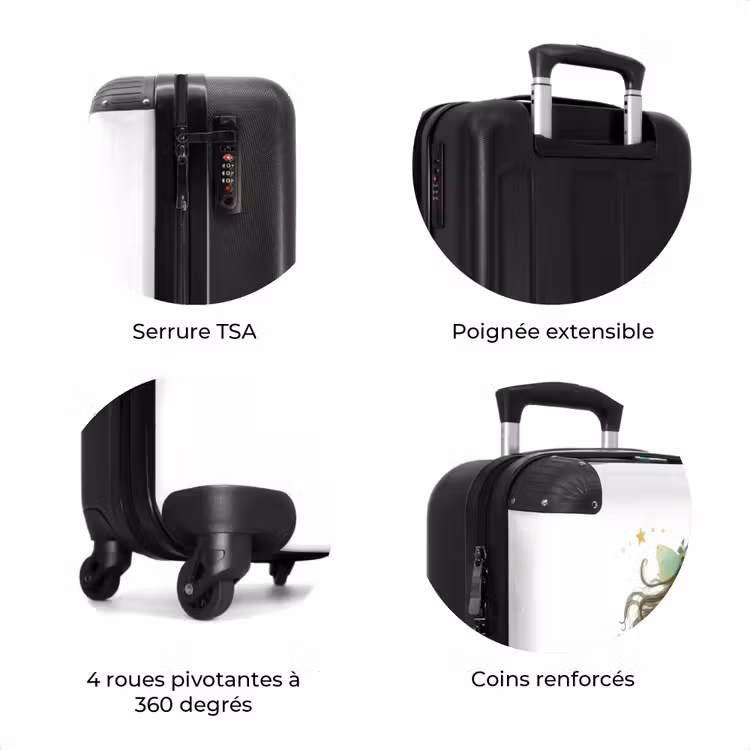 Valise - Elfe aux cheveux bruns et à la robe verte — 8