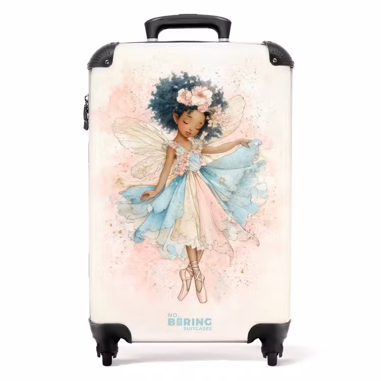 Valise - Elfe en robe et ailes pastel — 1