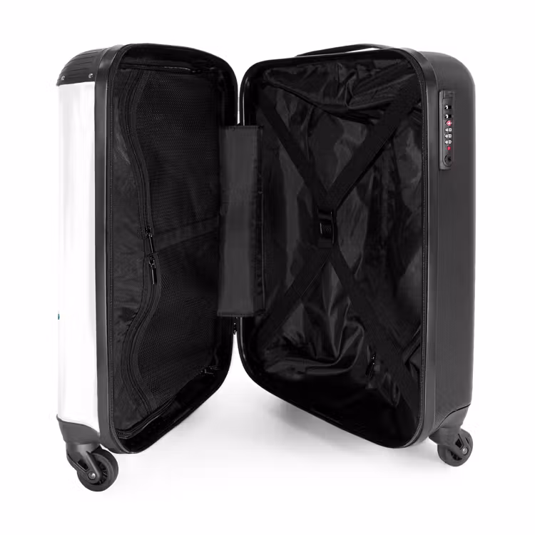 Valise - Étoile de mer bleue sur fond blanc — 5