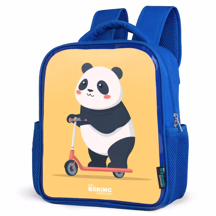 Sac à dos enfant - Bleu - Panda - Marchepied - Jaune — 7