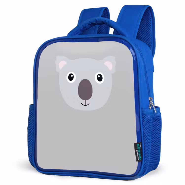 Sac à dos enfant - Bleu - Portrait d'animal - Koala - gris — 7