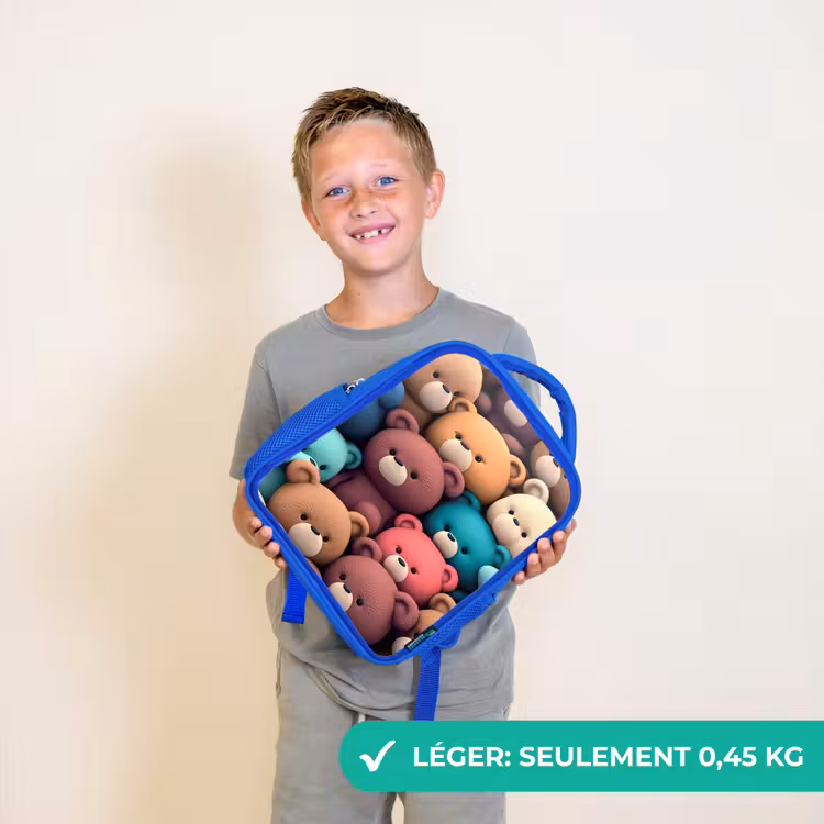 Sac à dos enfant - Bleu - Bonanza des ours — 3