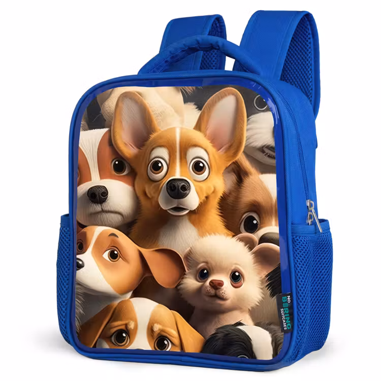 Sac à dos enfant - Bleu - Chiens heureux — 7