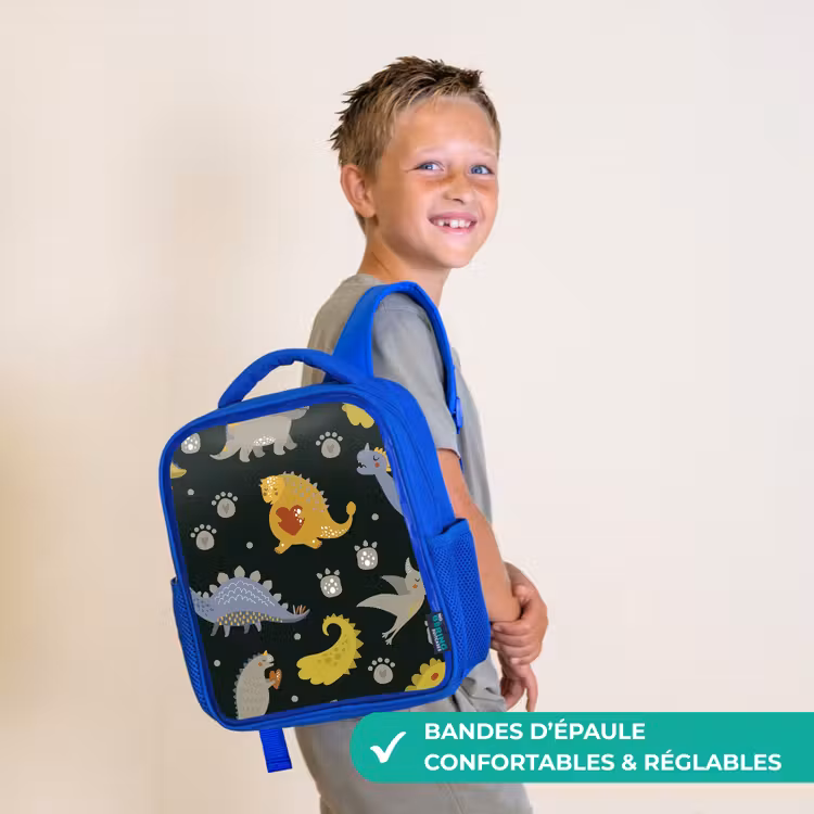 Sac à dos enfant - Bleu - Dino - Enfants - Motifs - Garçons - Filles - Dinosaure — 4