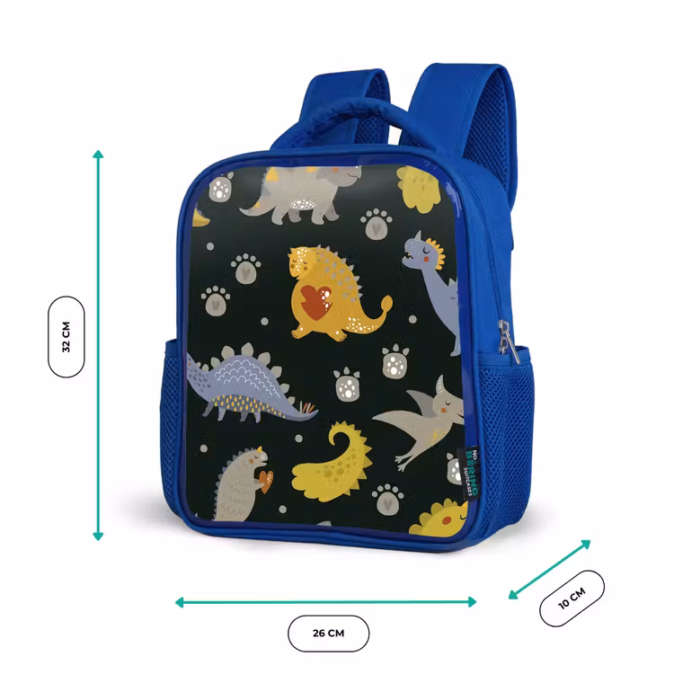 Sac à dos enfant - Bleu - Dino - Enfants - Motifs - Garçons - Filles - Dinosaure — 6