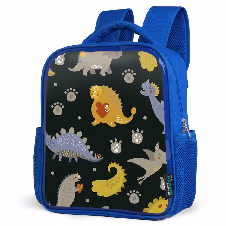 Sac à dos enfant - Bleu - Dino - Enfants - Motifs - Garçons - Filles - Dinosaure — 7