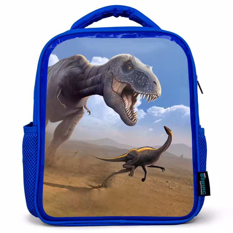 Sac à dos enfant - Bleu - Dino - Faune - Dessin - Enfants - Garçons — 1