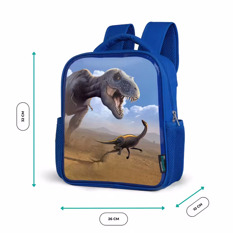 Sac à dos enfant - Bleu - Dino - Faune - Dessin - Enfants - Garçons — 6