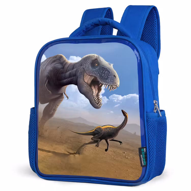 Sac à dos enfant - Bleu - Dino - Faune - Dessin - Enfants - Garçons — 7