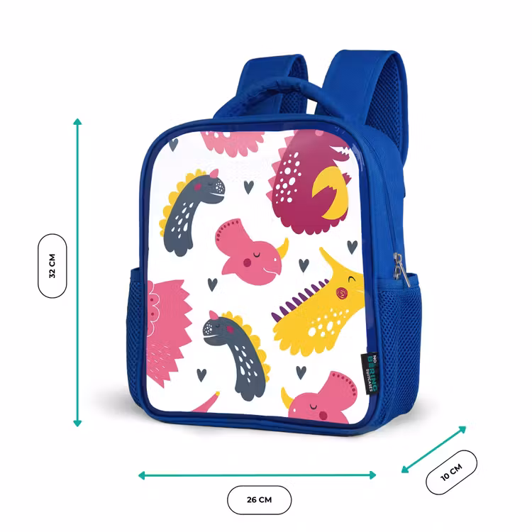 Sac à dos enfant - Bleu - Dino - Motifs - Enfant - Rose - Filles — 6