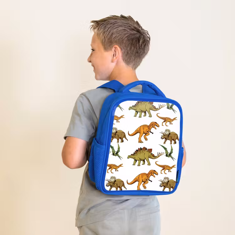 Sac à dos enfant - Bleu - Dinosaure - Dessin - Garçons - Enfants — 2