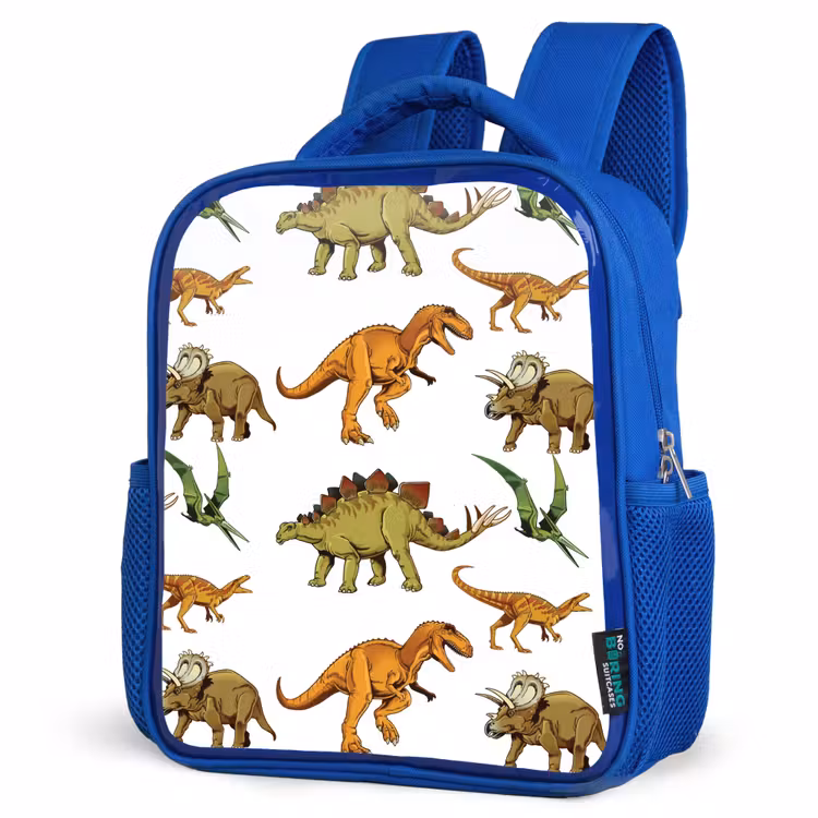 Sac à dos enfant - Bleu - Dinosaure - Dessin - Garçons - Enfants — 7