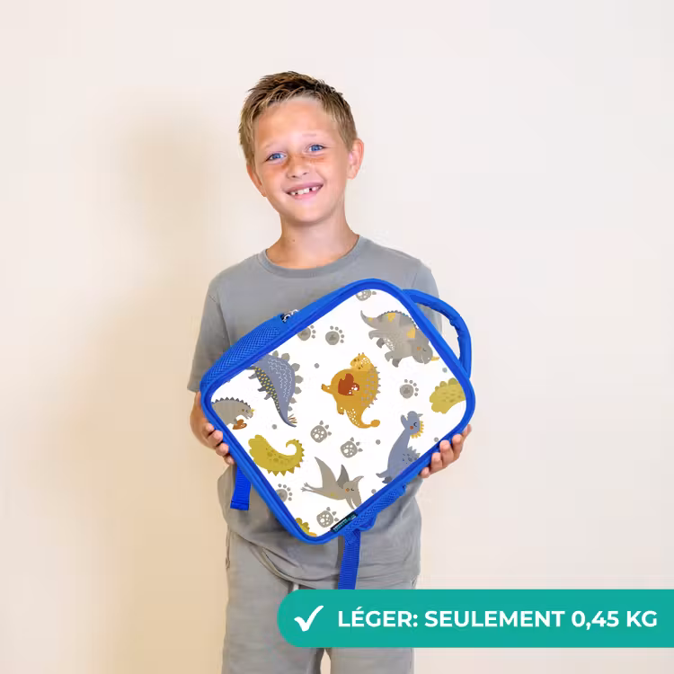 Sac à dos enfant - Bleu - Dinosaure - Enfants - Design - Garçons - Filles — 3