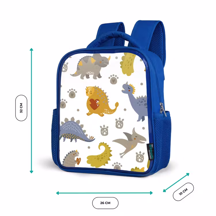 Sac à dos enfant - Bleu - Dinosaure - Enfants - Design - Garçons - Filles — 6