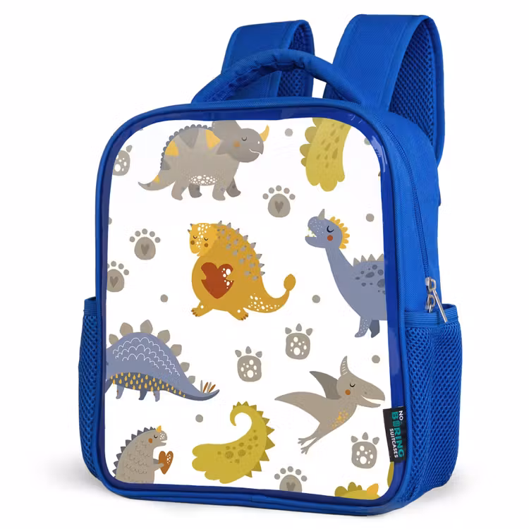 Sac à dos enfant - Bleu - Dinosaure - Enfants - Design - Garçons - Filles — 7