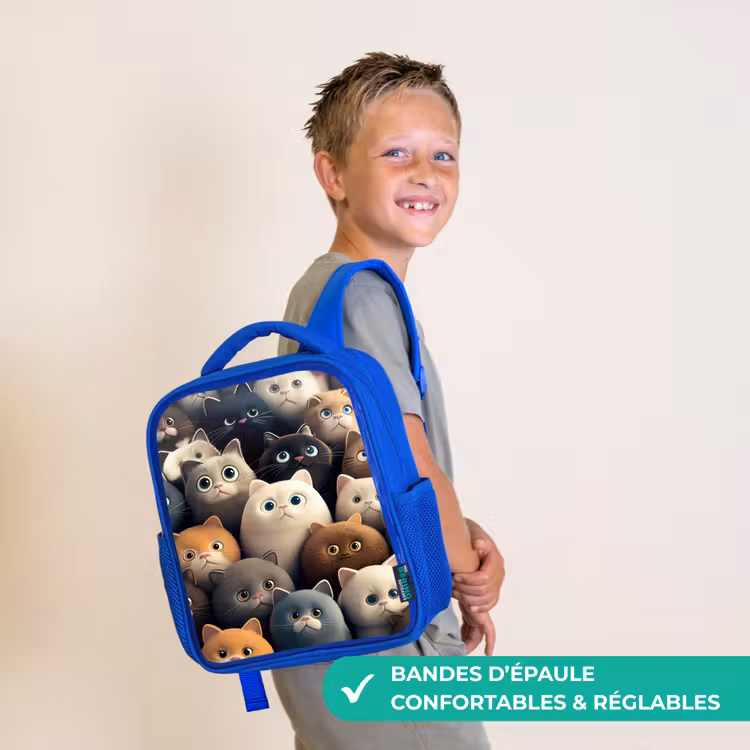 Sac à dos enfant - Bleu - La crétinerie — 4