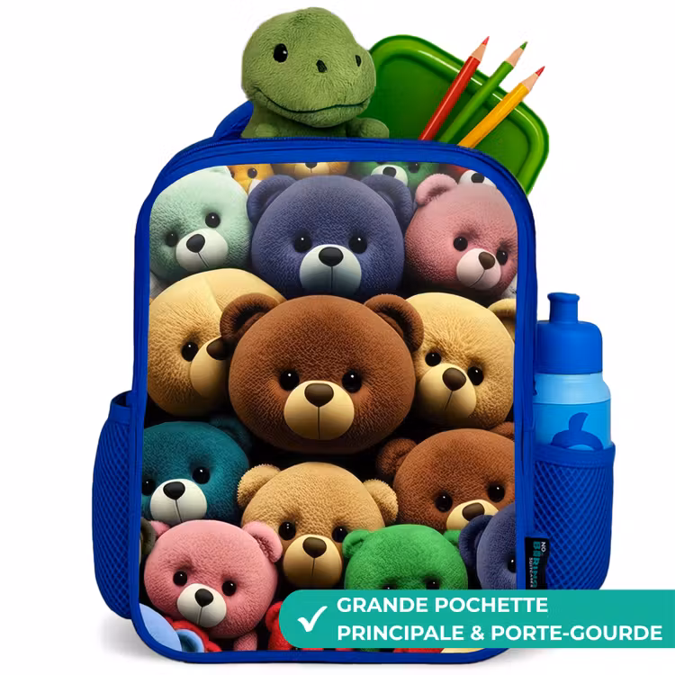 Sac à dos enfant - Bleu - Le gang de l'ourson — 5
