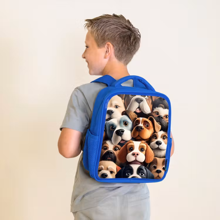 Sac à dos enfant - Bleu - Le gang des aboyeurs — 2
