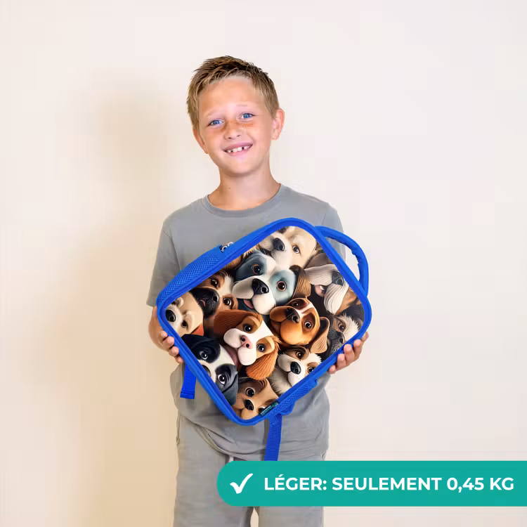 Sac à dos enfant - Bleu - Le gang des aboyeurs — 3