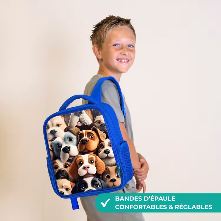 Sac à dos enfant - Bleu - Le gang des aboyeurs — 4