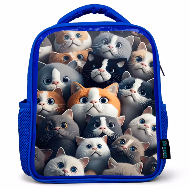 Sac à dos enfant - Bleu - Museaux en peluche — 1