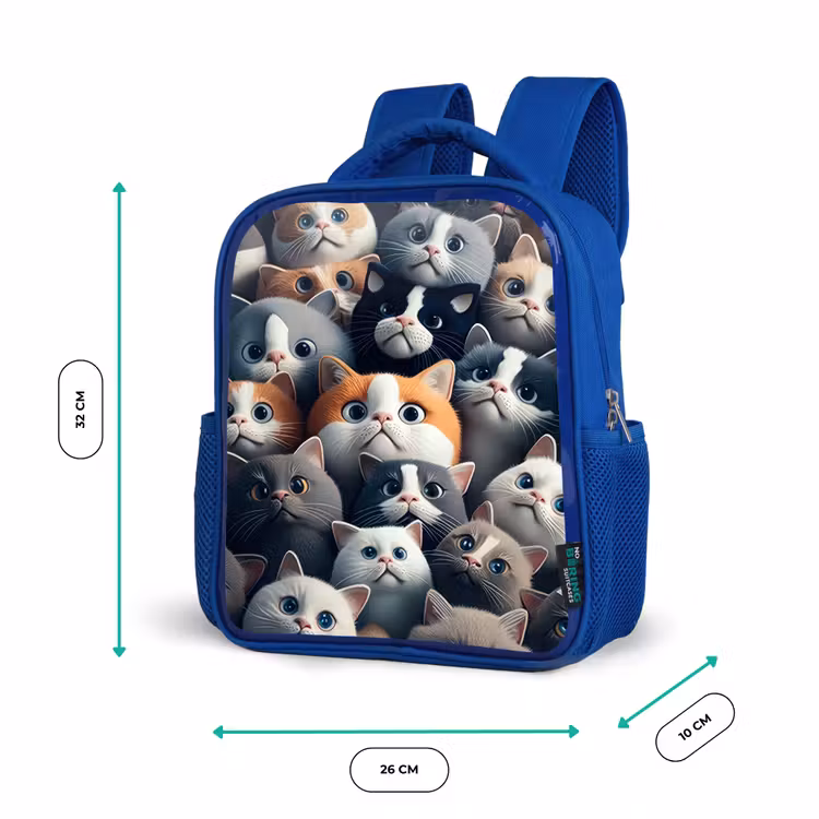 Sac à dos enfant - Bleu - Museaux en peluche — 6