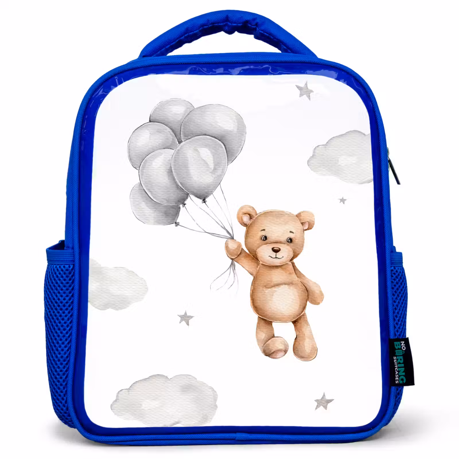 Sac à dos enfant - Bleu - Ours - Ballon - Étoiles - Enfants — 1