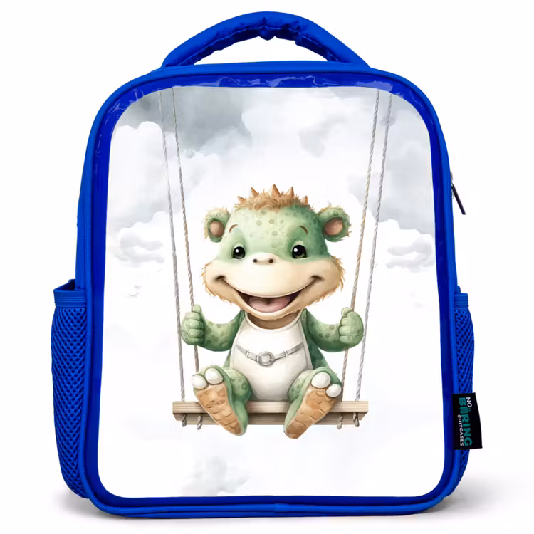 Sac à dos enfant - Bleu - Dragon - Bébé animal - Enfants — 1