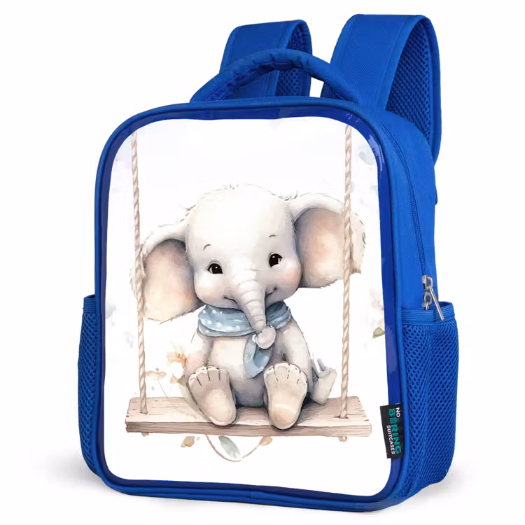 Sac à dos enfant - Bleu - Éléphant - Animal - Enfants — 7