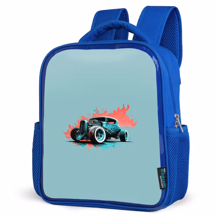 Sac à dos enfant - Bleu - Hotrod turquoise — 7