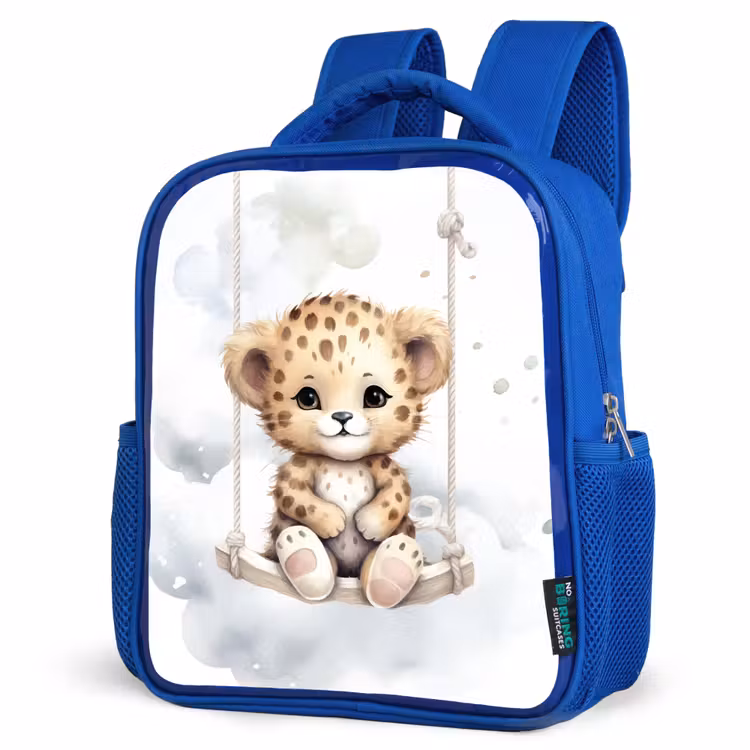 Sac à dos enfant - Bleu - Léopard - Animal - Enfants — 7