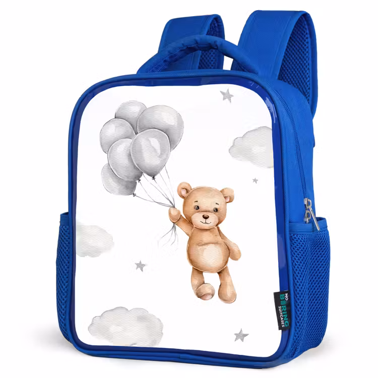 Sac à dos enfant - Bleu - Ours - Ballon - Étoiles - Enfants — 7