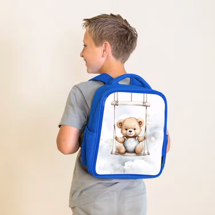 Sac à dos enfant - Bleu - Ours - Bébé - Animal - Enfants — 2