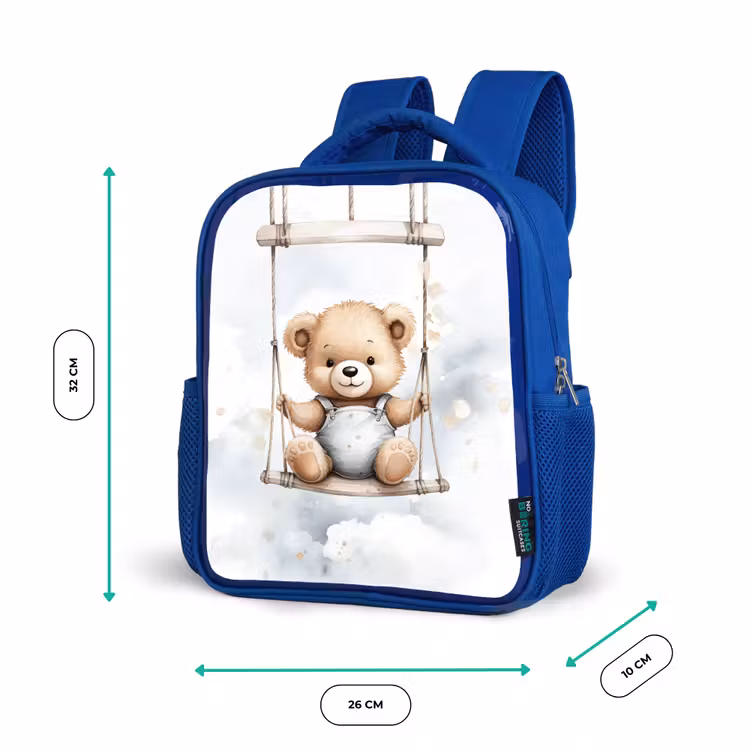 Sac à dos enfant - Bleu - Ours - Bébé - Animal - Enfants — 6