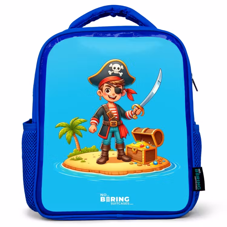 Sac à dos enfant - Bleu - Pirate prêt à piller — 1