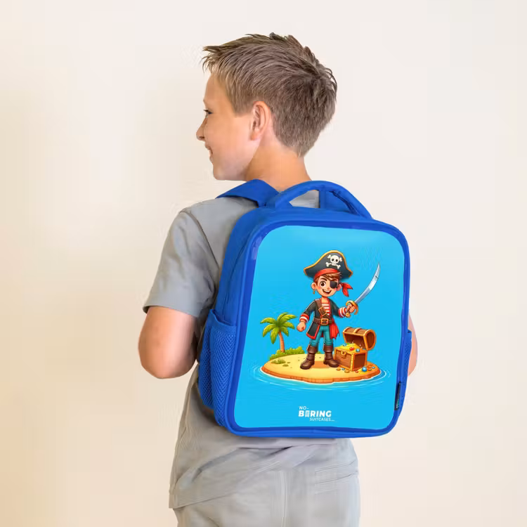 Sac à dos enfant - Bleu - Pirate prêt à piller — 2